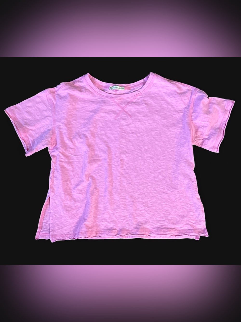 Zenana Outfitters Pink Short Sleeve Top